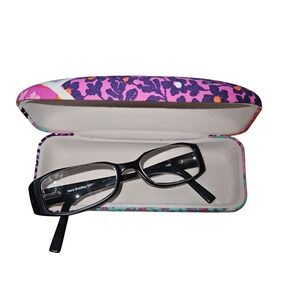 Vera Bradley Eyeglass Frame Night & Day NDY140 Rectangle Glasses FRAME ONLY Case